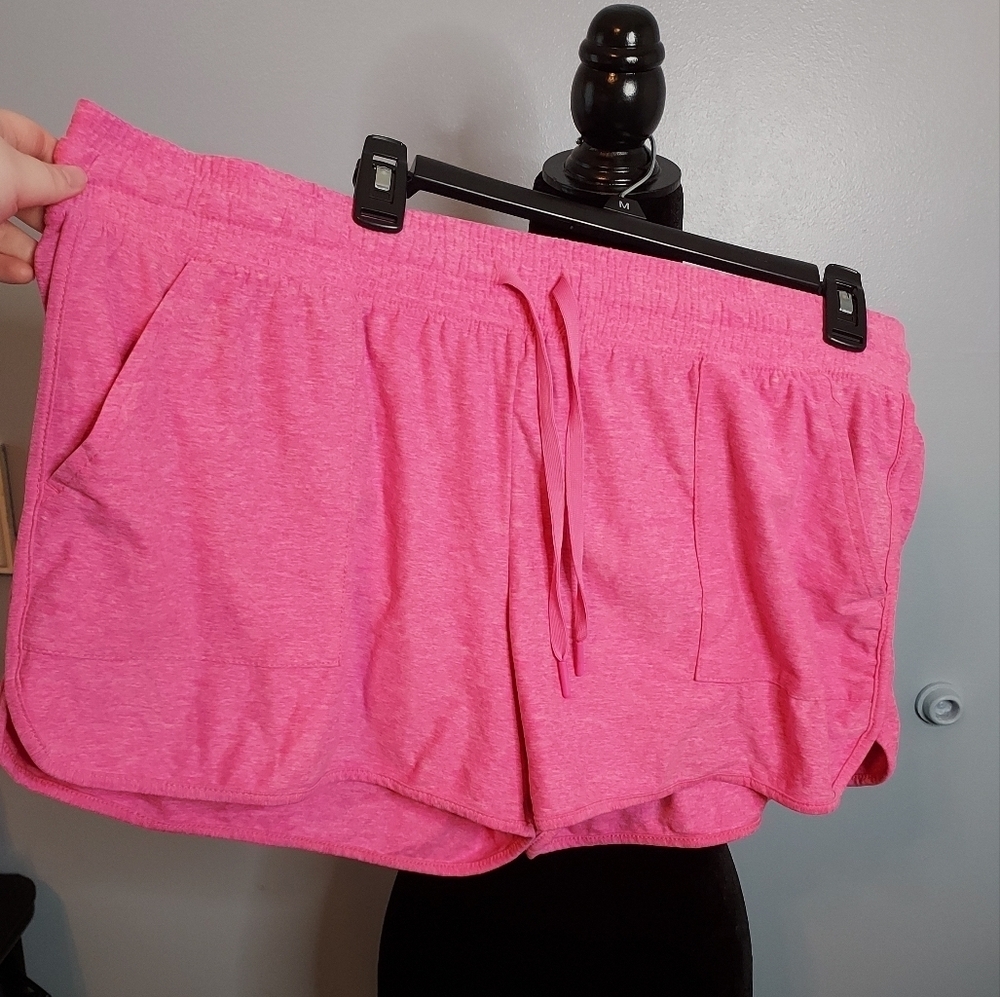 Athletic Works Size XL(16-18) Super Soft Pink Shorts